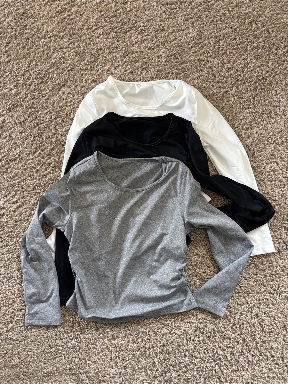 Girls Stretchy Fitted Polyester tops size Small Bundle of 3